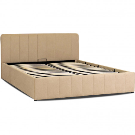 Łóżko ze stelażem i...