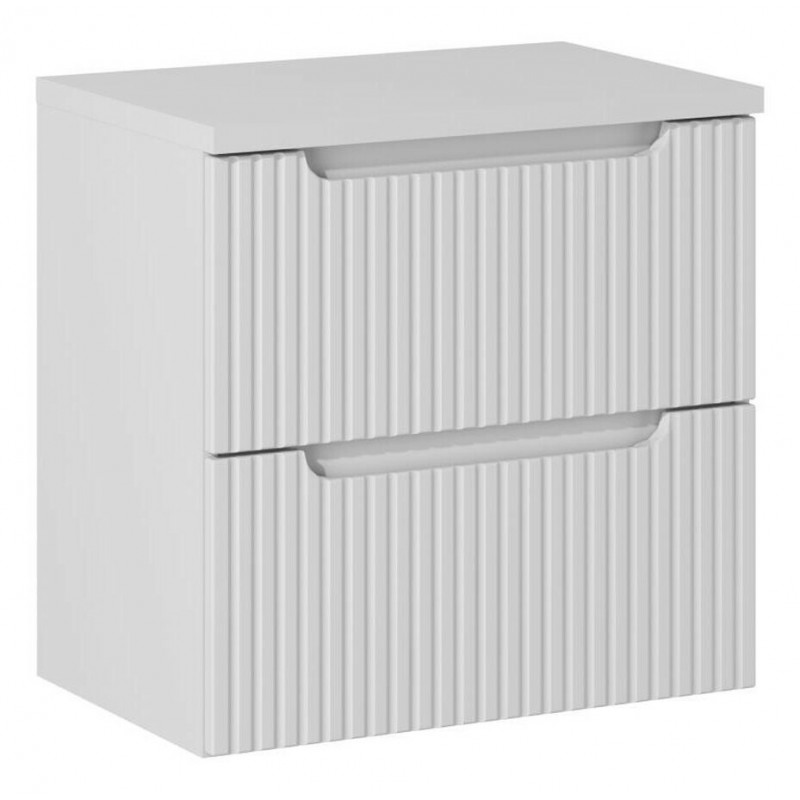 Zestaw mebli wiszących z blatem Lengo X biały 60 cm