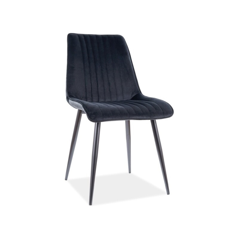 Krzesło Ingrid velvet czarny - czarny bluvel 19
