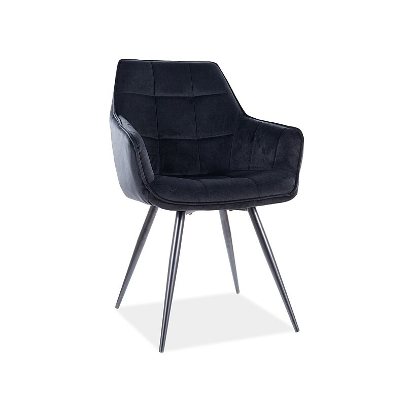 Krzesło Judy velvet czarny - czarny bluvel 19