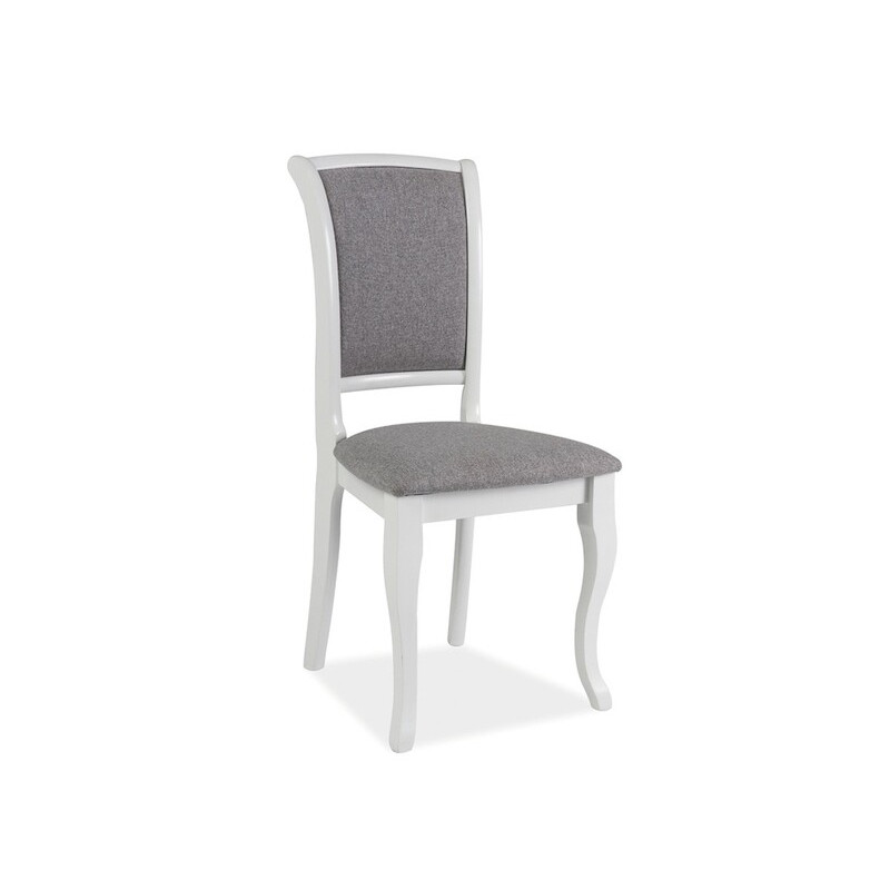 Krzesło Travis biały - szary tap. 46