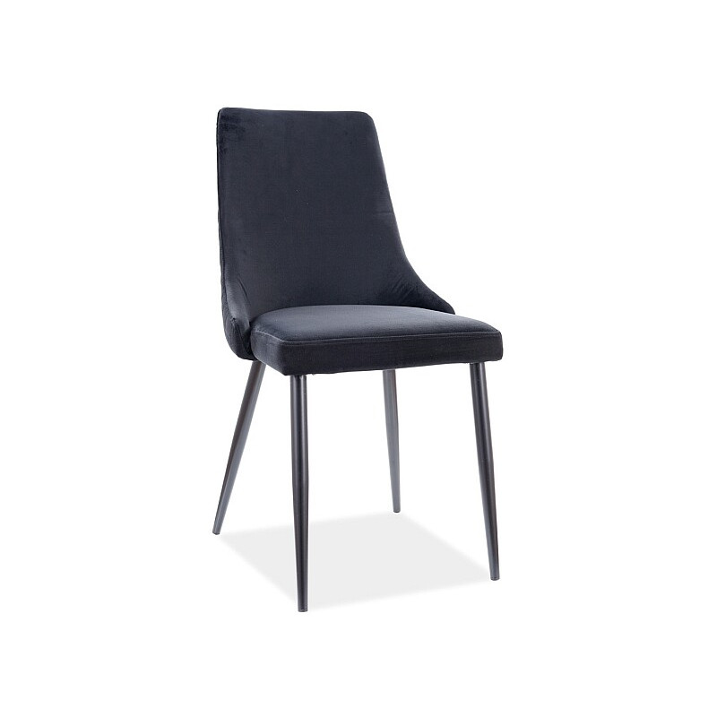 Krzesło Ursula B velvet czarny - czarny bluvel 19