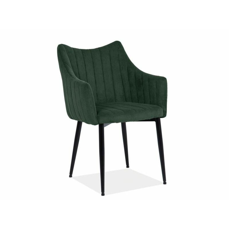 Krzesło Lisse czarny 59cm zielony