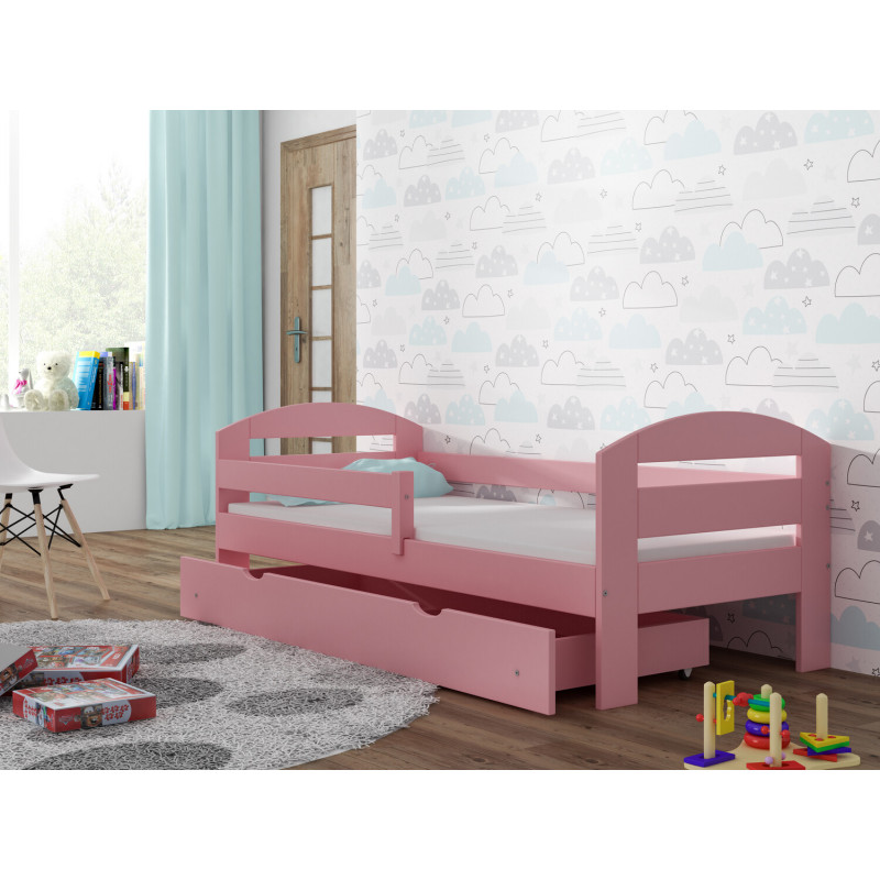Łóżko Kleo A różowy 80x180 cm