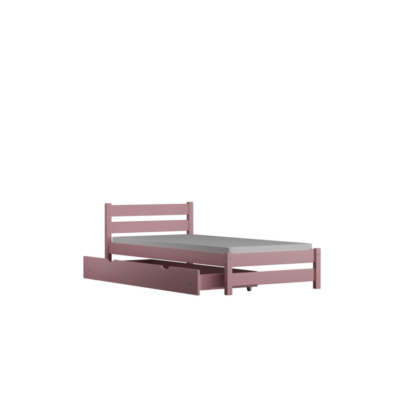 Łóżko Lea A różowy 80x180 cm