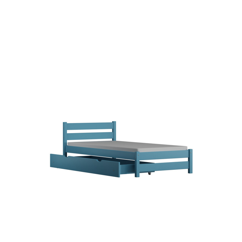 Łóżko Lea A niebieski 80x180 cm