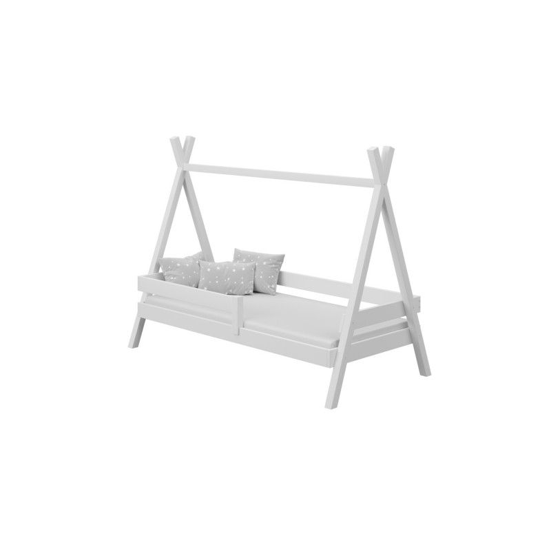 Łóżko Tipi Plus biały 80x180 cm