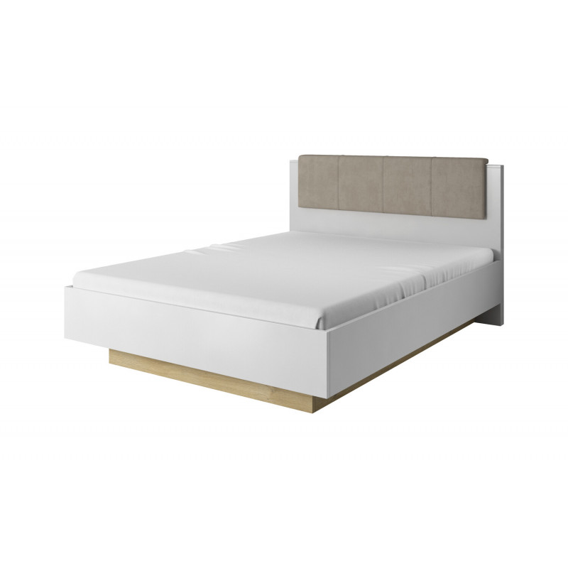 Łóżko z pojemnikiem Avila biały 164 cm