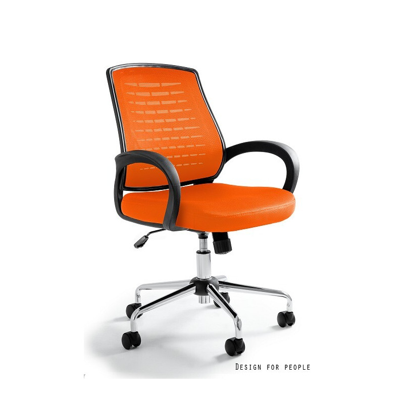 Fotel biurowy Draw pomarańczowy
