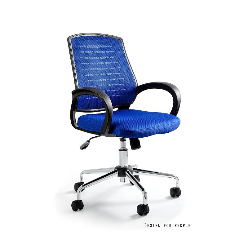 Fotel biurowy Draw niebieski