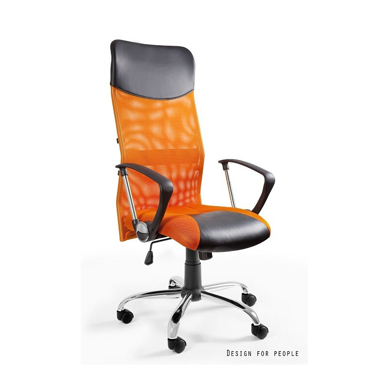 Fotel biurowy Vire pomarańczowy