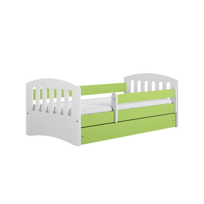 Łóżko dziecięce Maya zielony 160 cm I materac szuflada