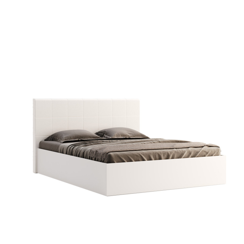 Łóżko Bianco ze stelażem podnośnikowym 160X200 biały 172 cm